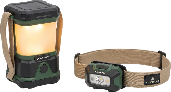 Lumen rechargeable lantern and headlamp duo