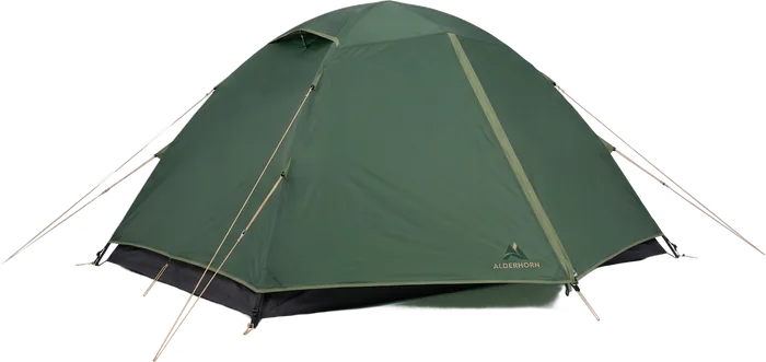 Ridgeline 2 ultralight two-person dome tent in forest green